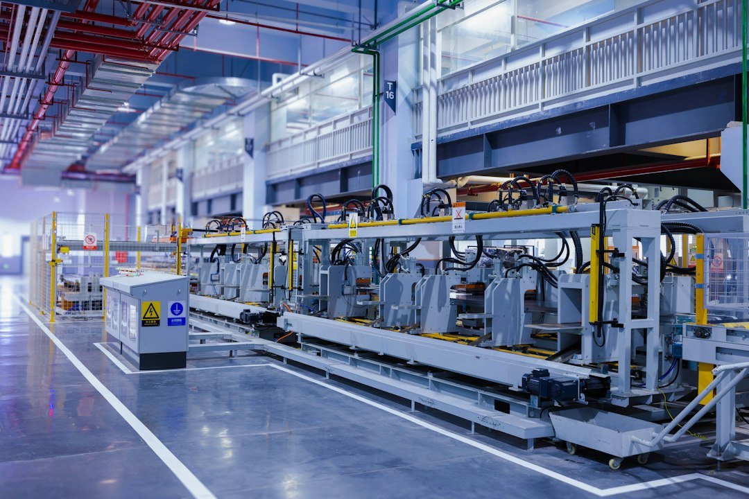 Industrial manufacturing production line for a B2B company