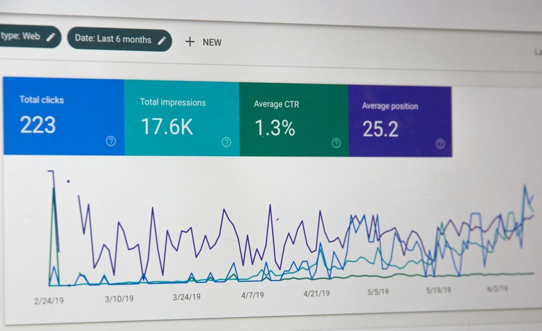 Website performance analytics being reviewed during an SEO consultation